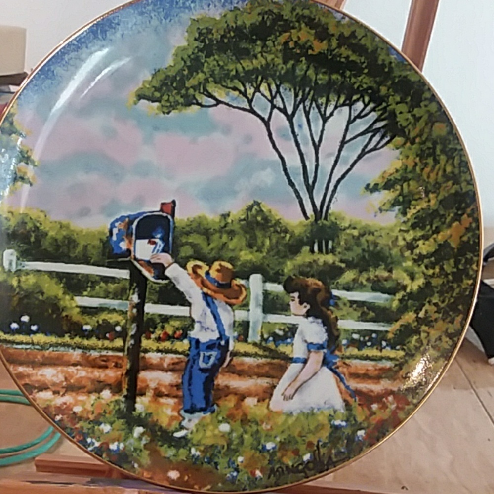 Collector plate, The Letter